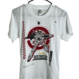 Gundam Destroyer Short Sleeve Shirt Size XS